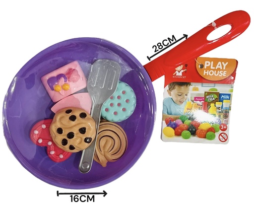 [611676] Set Cocina En Sarten Con Cookies Hw22031062