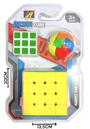 [611306] Cubo Magico + Puzzle Chino Hw22053893