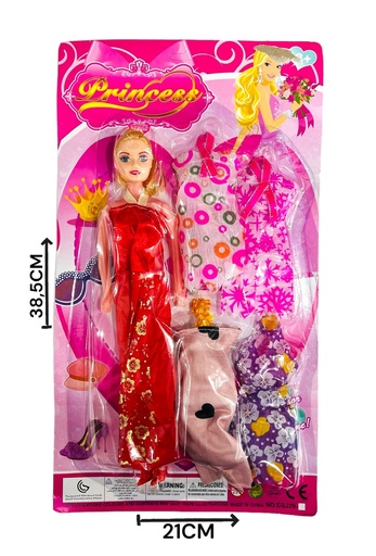 [610835] MuÑEca C/Accesorios Blister Hw23029454