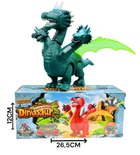 [612005] DINOSAURIO TRES CABEZAS HWA1261606