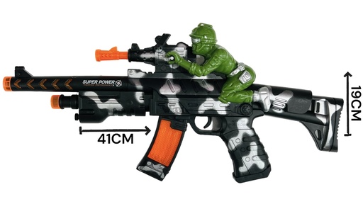 [611335] Ametralladora Con Soldado En Bolsa Hw23029515