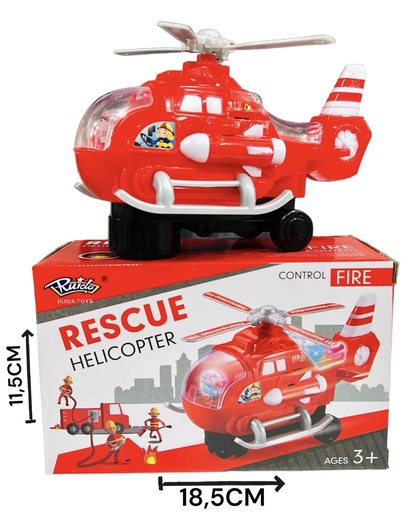 [611494] Helicoptero A Pila Con Luz Y Sonido En Cajahw21045365