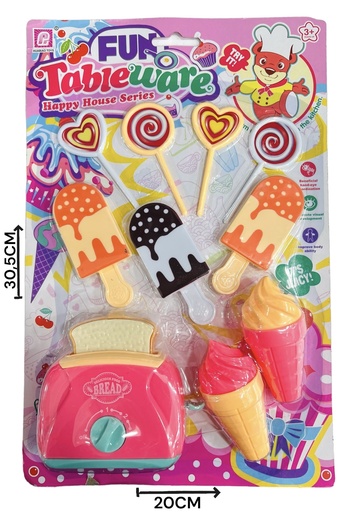 [611704] Set De Cocina Tostadora Helados Y Chupetines Hw19111221