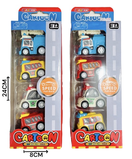 [611087] Camion X4 Pull Back Cartoon Hw23029288