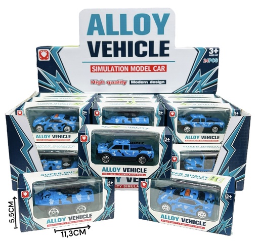 [611243] Auto Metal Azul Camuflado Hw23028629
