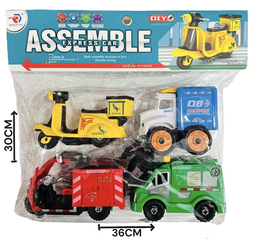 [611161] Camion X2 + Moto X2 Desarmable Bolsa Hw21029847