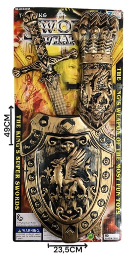 [611797] Espada Con Escudo Hwa889275