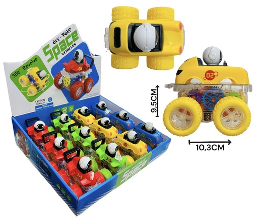[611198] Auto A Friccion Cohete Astronauta Displayx12 Hw23144675