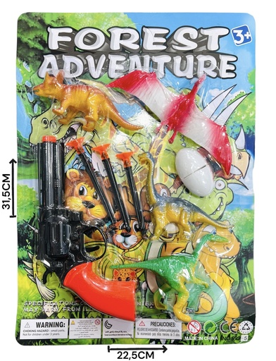 [612021] Pistola Lanza Proyectil + Animales Hw20096145