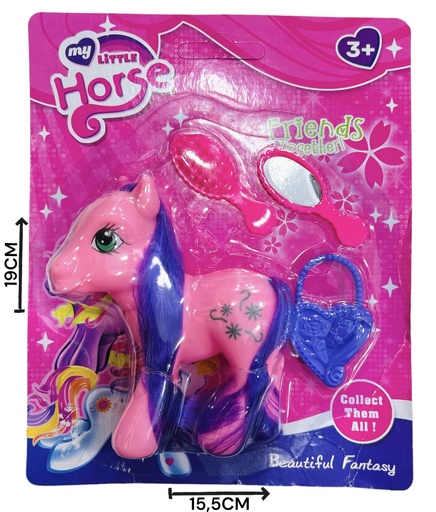 [611973] Pony Con Accesorios En Blister Hw20074029