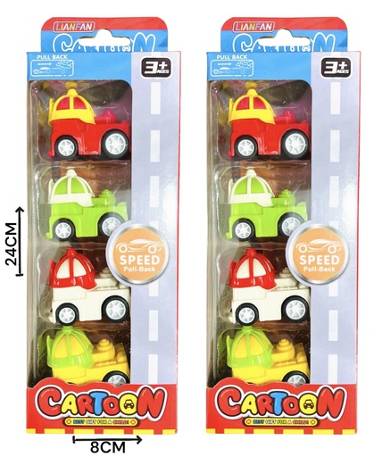 [611107] Auto Pull Back X4 Cartoon Hw23029289