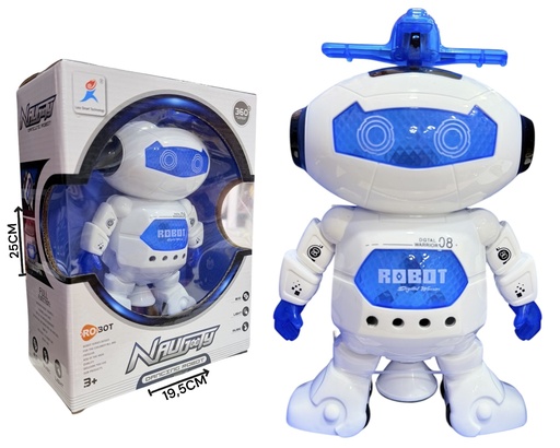 [611805] Robot A Pila Con Luz Y Sonido