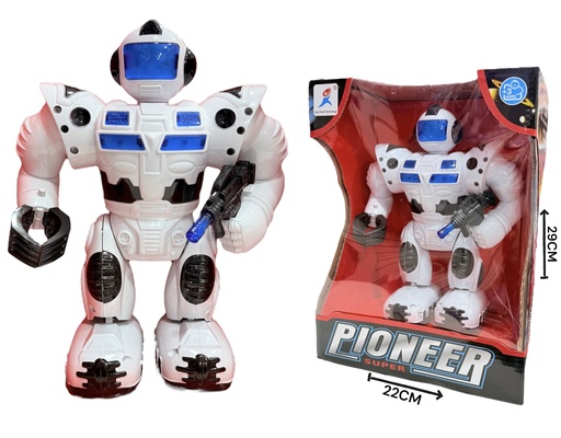 [611808] Robot A Pila Con Luz Y Sonido