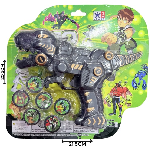 [611326] Pistola Dino Lanza Tazos