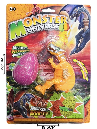 [611612] Set Dinosaurio Con Huevo En Blister