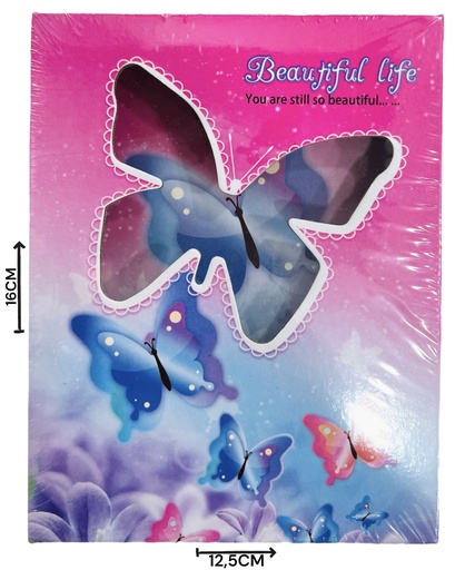 [511288] Diario Mariposas Con Candado