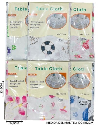 [511203] Mantel Estampado Rectangular 120X152Cm