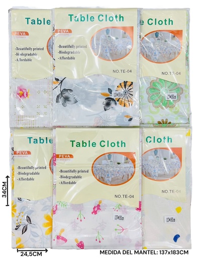 [511206] Mantel Estampado Rectangular 137X183Cm